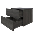 Nexera James Nightstand With 2-Drawers - Bark Grey-4