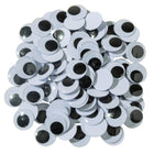 Creativity Street Wiggle Eyes - Black - 20 mm - 3 Packs of 100-Color: Black