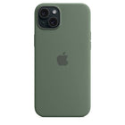 Apple Silicone Case with MagSafe for iPhone 15 Plus - Cypress-And on the inside, there’s a soft microfiber lining for even more protection