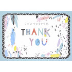 Mill Brook Studio Thank You Greeting Cards/Envelopes - 5-3/8" x 7-3/4" - Colour Splotches - 18 Pack-Premium quality greeting cards