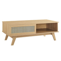 Modway Soma Coffee Table - Oak-Modern Coffee Table