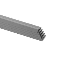 WeatherTech StairEdge Anti-Slip Stair Tread Edge Cover - 29.5" - Grey - 5 Pack-StairEdge is ideal for indoor wood, tile, stone, concrete or metal staircases, whether residential or commercial.