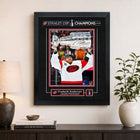 Frameworth Frederik Andersen 16" H x 20" W Replica Signature Frame Carolina Hurricanes 2026 Stanley Cup Champions - Officially Licensed NHL/NHLPA-Professionally framed in Canada: The image is printed on high-quality photo paper and professionally finished in a black frame with a clear protective front
