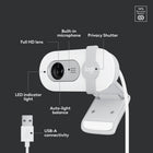 Logitech Brio 100 Full HD Webcam - Off-White-Mic range up to 1 meter
