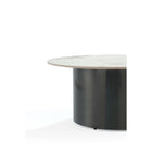 Manhattan Comfort Alondra 31.49" Modern Glam Coffee Table - Black-Classy Sleek Design to Enhance your Living Environment