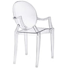 Modway Casper Dining Armchair - Clear-Weight Capacity 331 lbs.