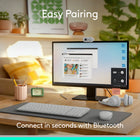 Logitech MK250 Compact Wireless Mouse & Keyboard - Off-White-Durable and reliable: Built for quality, MK250 Bluetooth keyboard offers long-lasting keys, a spill-resistant design, and a 12-month keyboard battery life
