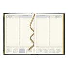 Brownline 2027 Executive Appointment Book Daily Planner with Sewn Binding - 10-3/4" x 7-3/4" - Assorted Colours - Trilingual-Assorted Colours