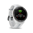 Garmin Approach S70 - Black Ceramic Bezel with White Silicone Band-9