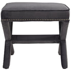 Modway Rivet Bench - Grey-Ottoman Weight Capacity: 331 lbs.