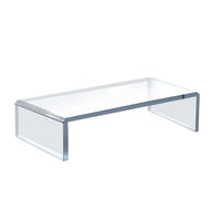 Azar Acrylic Laptop Stand - 7.75" x 15" - Clear-Sold in packs of one