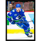 Elias Pettersson Vancouver Canucks Skating - Framed Canvas - 22" x 31"-Premium canvas print with gallery-wrapped edges