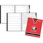 Hockey Canada 2026-2027 Weekly/Monthly planner - 11" H x 9" W - Red-Weekly spreads with open daily planning on the left and Notes & To-Do on the right