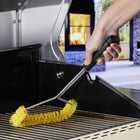 Mr. Bar-B-Q U-Shaped Nylon Bristle Grill Brush-Bristle wrapped cornersfor 180º cleaning