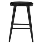 Modway Saville Backless Wood Counter Stools - Black - Set of 2-8