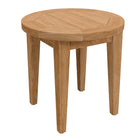 Modway Brisbane Teak Wood Outdoor Patio Side Table - Natural-Outdoor Patio Side Table