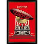 Led Zeppelin Mothership Poster with Gold Vinyl - Framed Print - 27" x 38"-Premium music memorabilia