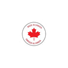Made in Canada Label, 1" Circle, 1000 Pack-Roll Quantity: 1,000 labels per roll