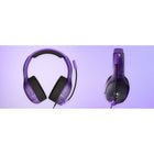 Turtle Beach Airlite Fit Wired Gaming Headset for Nintendo Switch - Purple-Premium Over-Ear Cushions - Built with Jersey knit-wrapped ear cushions that are designed to fit comfortably over your ears, providing a snug, secure fit. This enhances comfort, improves bass response, and offers superior noise isolation, ensuring an immersive listening experience while blocking out distractions during gaming sessions