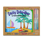 The Pencil Grip Daily Doodler Reusable Activity Book - Travel Cover-The Daily Doodler Reusable Activity Book with Travel Front Cover & Create Everyday Back Cover.