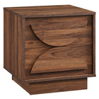 Modway Bulwark 2-Drawer Nightstand - Walnut-2-Drawer Nightstand