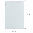 JAM Paper 6.5 x 9.5 Open End Envelopes, White, 1000 Pack (01623193B)-Envelope opening: open end