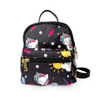 Nicci Kids Backpack with Unicorn Print - Black-Adjustable backpack straps 