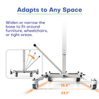 Mobile Patient Lift Freedom Everylift Sling Seat Patient Lift-Frame material: Steel; seat material: Nylon + EVR; armrests: Nylon and PU foam