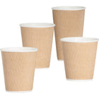 Genuine Joe Ripple 10 oz Cups - 25 Pack-Three layer cup no need for sleeves