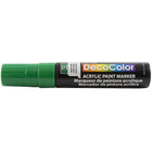JAM Paper Marvy Uchida Acrylic Paint Marker - Jumbo Point - Green-Ink is water based Acrylic Paint and goes on smooth. These versatile Paint Markers can be used to brighten up any surface or project!