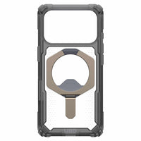 UAG Plasma XTE Compatible with MagSafe Rugged Case for iPhone 17 Pro - Ash/Titanium-Integrated Kickstand