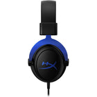 HP HyperX Cloud Gaming Headset - Black-Blue-Hear your favorite games like never before thanks to Cloud’s crystal-clear sound and enhanced bass reproduction.