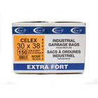 Eco II Garbage Bags - 30 x 38" - Extra Strong - Black - 150 Pack-30" x 38"