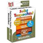 Kwik Stix Solid Tempera Paint - Earth Tones - 6/Pack - 3 Pack-QUICK DRYING: Dries in under 90 seconds, providing mess free fun for kids of all ages