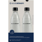 SodaStream 1L Fuse Carbonating Bottles Twin Pack - Dishwasher Safe-Always fizz water before adding any flavour