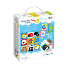 Banana Panda Match The Baby 12-Puzzle Set-Transportation Floor Puzzle is a colourful floor puzzle