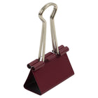 JAM Paper Colourful Binder Clips - Medium - 1 1/4" (32 mm) - Burgundy - 15 Pack-Size: Medium, 1 1/4 Inch (32 mm)