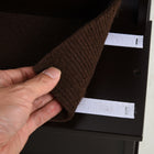 PawHut 21.3" H Pet Stairs for High Bed - Dark Coffee-Cushion made of short plush on each step for added comfort 