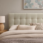 Modway Emily Fabric Upholstered Full Size Headboard - Linen-Full Size Headboard