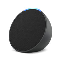 Amazon Echo Pop Smart Speaker with Alexa - Charcoal-INTRODUCING ECHO POP - This compact smart speaker with Alexa features full sound that's great for bedrooms and small spaces. Small enough to blend in and mighty enough to stand out