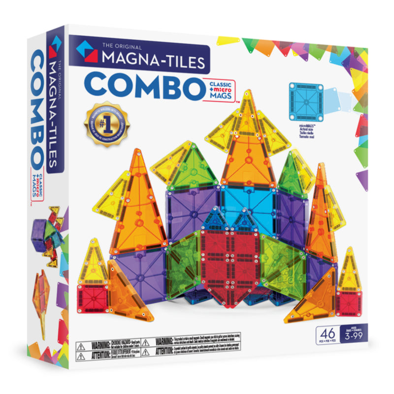MAGNA-TILES Combo 46-Piece Magnetic Construction Set | staples.ca