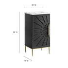 Modway Awaken 18" Bathroom Vanity - White/Black-9