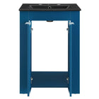 Modway Maybelle 24" Bathroom Vanity - Navy/Black-Ceramic Sink Basin