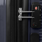 Swiss Mobility Rhodes 2-Piece Hardside Luggage set - Grey-Reinforced top handles (on all luggage) and side handles (on large luggage)