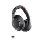HP Poly Voyager Surround 85 Wireless Noise Cancelling Stereo Bluetooth Headset-Experience long-lasting comfort while you focus on work. You'll forget you're wearing a headset with the sleek carbon fiber design, ultra-soft ear cups, and adjustable headband for a weightless fit.