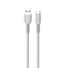 Basic Tech 3ft Type-C Cable - Grey-Braided for extra Durability