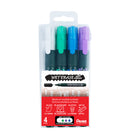 Pentel Wet Erase Chalk Marker for Glass Surfaces - Small Chisel Tip - Assorted Colours (White, Green, Blue, Violet)-Turn windows, mirrors and glass into works of art or special announcements