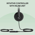 Yealink UH34 Lite UC Headset- For Phone & Computer - UC Certified - Black- Noise-cancelling microphone and passive noise cancellation