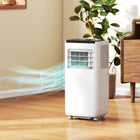 HOMCOM 8000 BTU Portable Air Conditioner with WiFi Control - White-8000 BTU power cools spaces up to 344 sq.' efficiently 