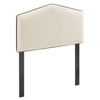 Modway Cosette Performance Velvet Twin Size Headboard - Alabaster-Stain-Resistant Performance Velvet